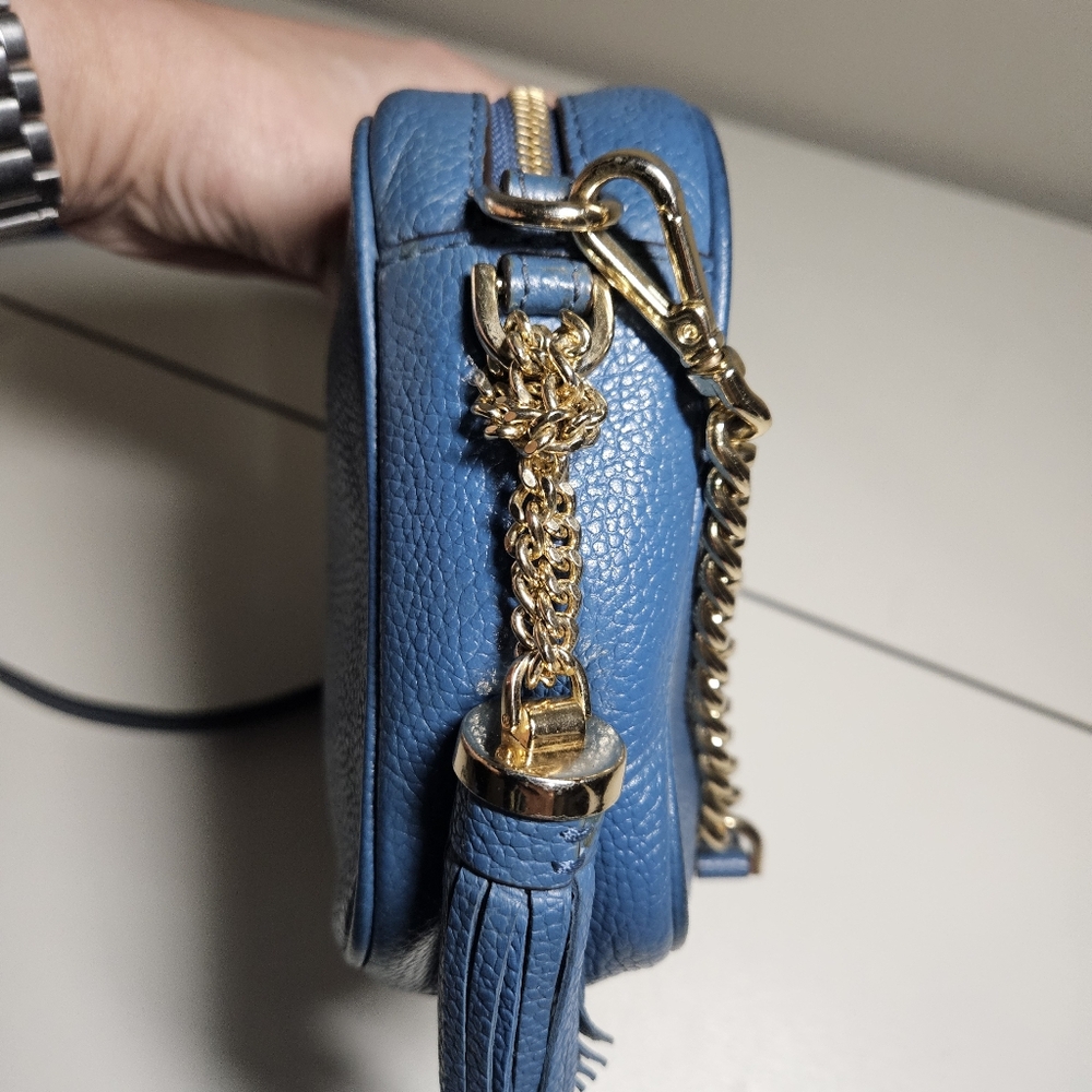 Michael Kors Leather Crossbody bag blue - Picture 8 of 14